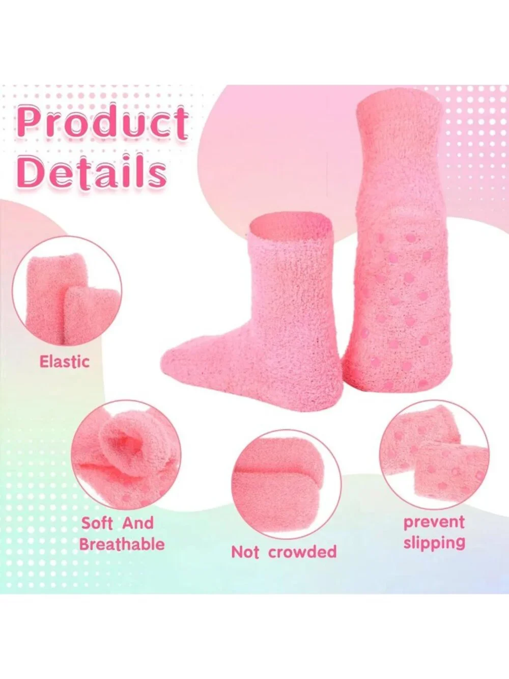 Cozy 30-Pack Women's Fuzzy Non-Slip Socks with Grips - Perfect for Winter Warmth